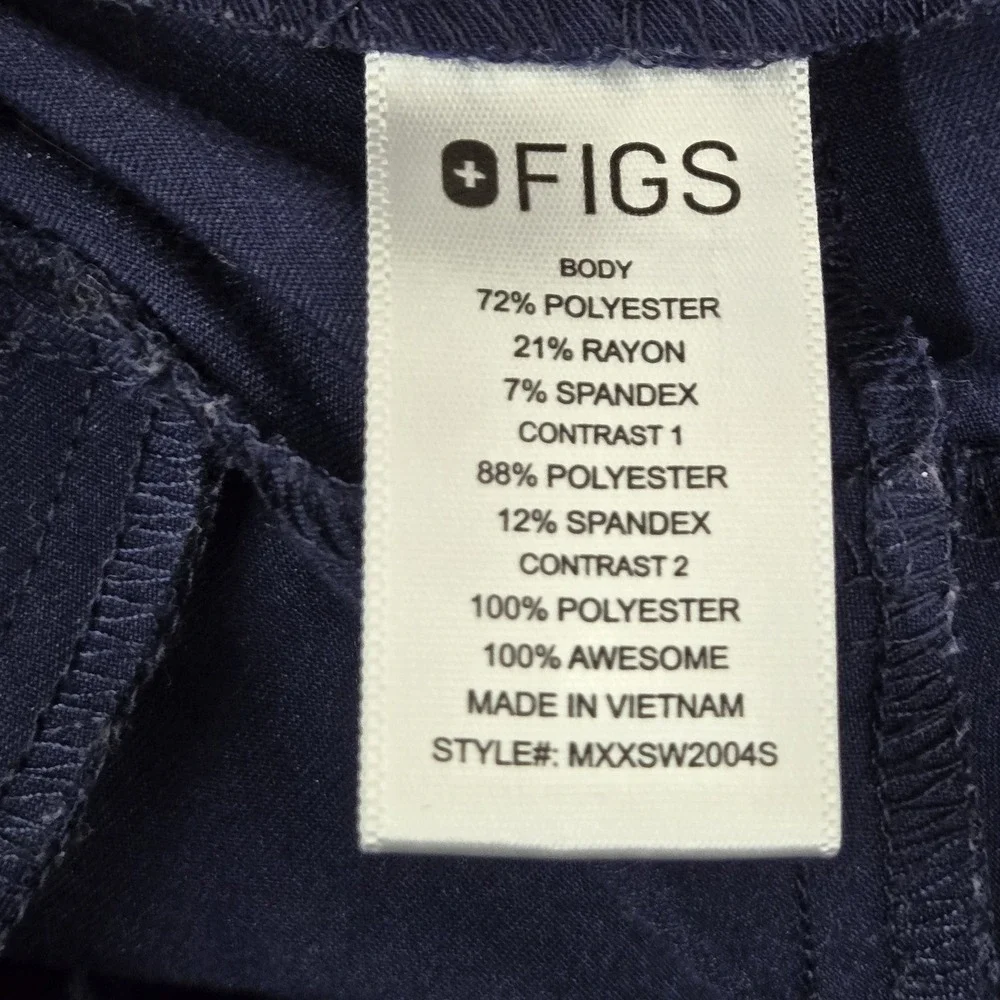 FIGS Men Scrub Pants‎ XXL/S Navy Tansen Technical Collection Jogger